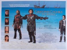 Cinema Poster for the film 'Christopher Columbus The Discovery' year 1992 featuring Marlon Brando.