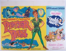 Cinema Poster for the film 'Peter Pan & Charley and the Angel' year 1953/1973. Provenance: The