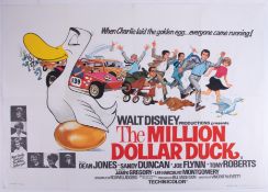 Cinema Poster for the film 'The Million Dollar Duck' year 1971. Provenance: The John Welch