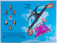 Cinema Poster for the film 'The Naked Gun 2 ½ the smell of fear' year 1991 featuring Lesley