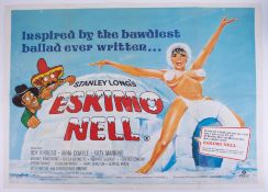 Cinema Poster for the film 'Eskimo Nell' year 1975 (small tear on fold). Provenance: The John