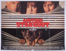 Cinema Poster for the film 'Another Stakeout' year 1993 featuring Richard Dreyfuss (worn, tear on