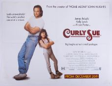 Cinema Poster for the film 'Curly Sue' year 1991 featuring James Belushi. Provenance: The John Welch