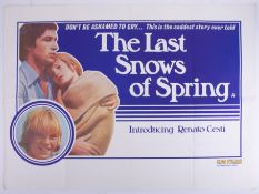 Cinema Poster for the film 'The Last Snows of Spring' year 1975. Provenance: The John Welch