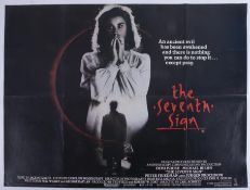 Cinema Poster for the film 'The Seventh Sign' year 1988 featuring Demi Moore. Provenance: The John