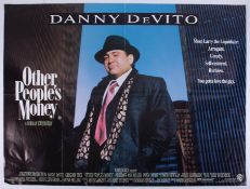 Cinema Poster for the film 'Other People’s Money' featuring Danny De Vito. Provenance: The John