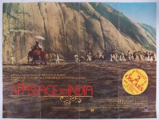 Cinema Poster for the film 'Passage to India' year 1984 featuring Alec Guinness (two tears).