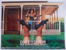 Cinema Poster for the film 'Don’t tell Mom the babysitter’s dead' year 1991. Provenance: The John