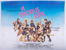 Cinema Poster for the film 'A Chorus Line' year 1986. Provenance: The John Welch Collection,