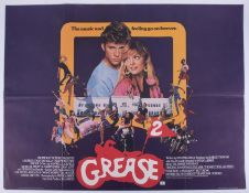 Cinema Poster for the film 'Grease 2' year 1982. Provenance: The John Welch Collection, previous