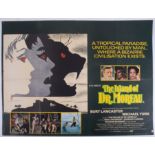 Cinema Poster for the film 'The Island of Dr Moreau HG Wells' year 1977 featuring Burt Lancaster (