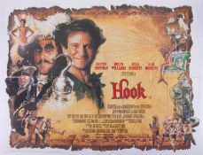 Cinema Poster for the film 'Hook' year 1991 featuring Robin Williams. Provenance: The John Welch