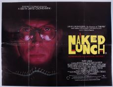 Cinema Poster for the film 'Naked Lunch'. Provenance: The John Welch Collection, previous owner of