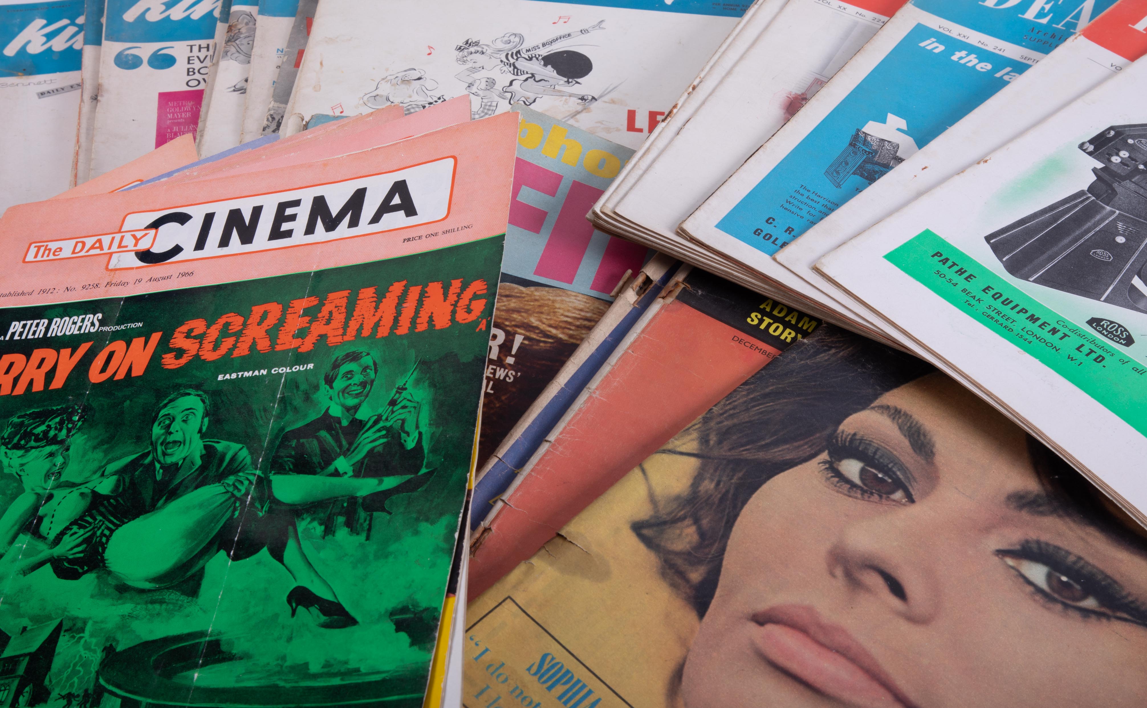 A large collection (approx. 161) of vintage Cinema and Film magazines including Daily Cinema, Kine - Image 2 of 3