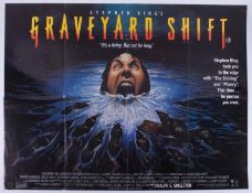 Cinema Poster for the film 'Graveyard Shift' year 1990. Provenance: The John Welch Collection,