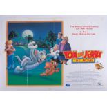 Cinema Poster for the film 'Tom and Jerry the movie' year 1993 (tape marks). Provenance: The John