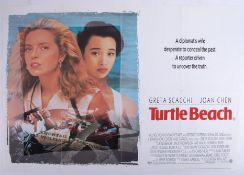 Cinema Poster for the film 'Turtle Beach' year 1991. Provenance: The John Welch Collection, previous