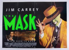 Cinema Poster for the film 'The Mask' year 1994 featuring Jim Carrey. Provenance: The John Welch