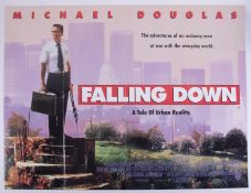 Cinema Poster for the film 'Falling Down' year 1993 featuring Michael Douglas. Provenance: The