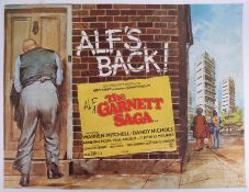 Cinema Poster for the film 'The Garnett Saga' year 1972. Provenance: The John Welch Collection,