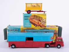 Corgi Toys, 1130 Circus Horse Transporter and 58 Beast Carrier, (2), boxed.