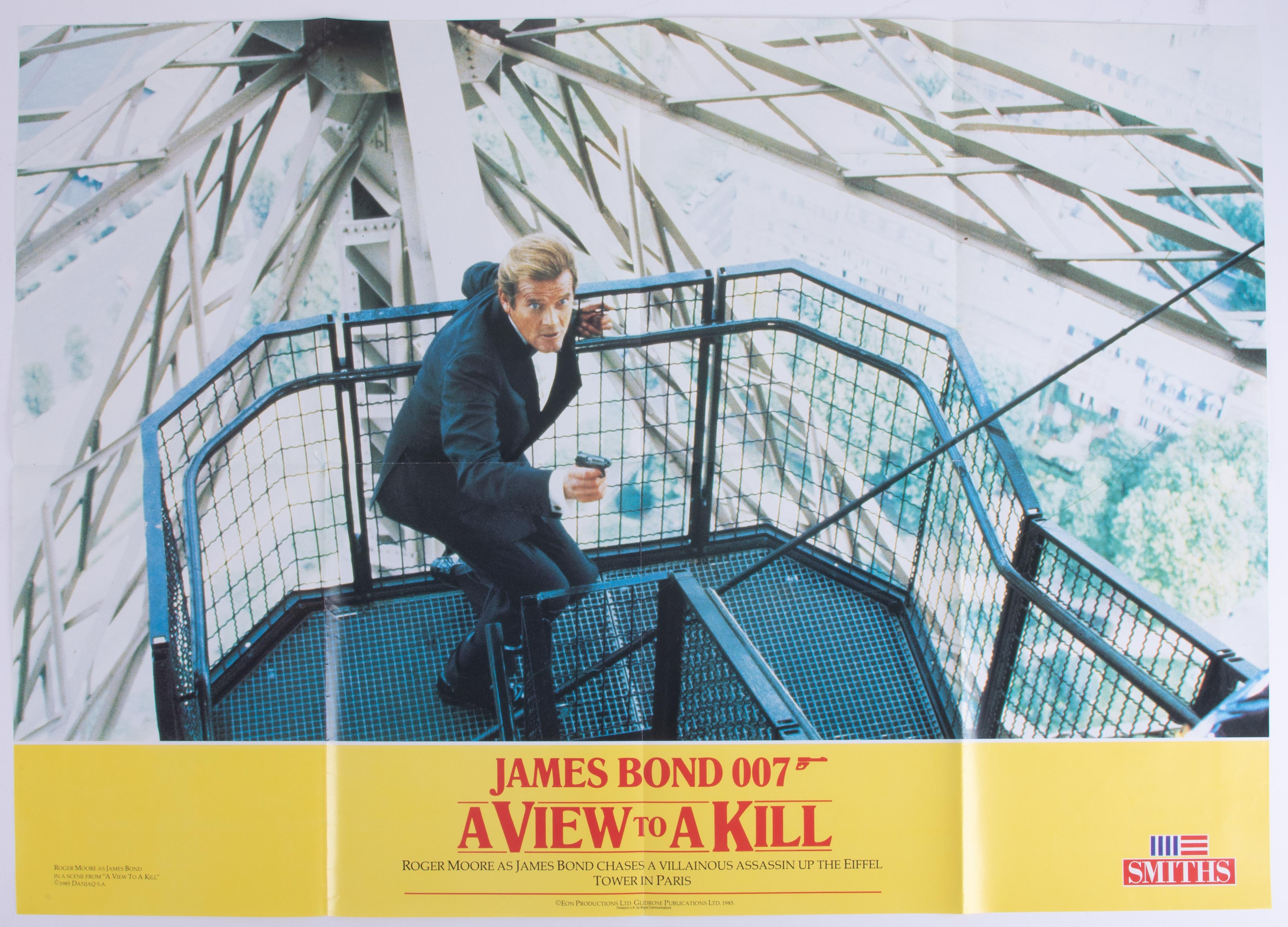 James Bond 007, View To A Kill, Smiths crisps poster 007, together with fold out poster magazine, - Image 5 of 5