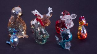 Swarovski Crystal LovLots, 'Reindeer Mo', 'Gine The Seahorse', 'Tatsu The Dragon' etc.