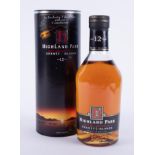 Highland Park 'Orkney Islands' scotch whisky, boxed.
