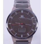 A gents Danish Design wristwatch, boxed.