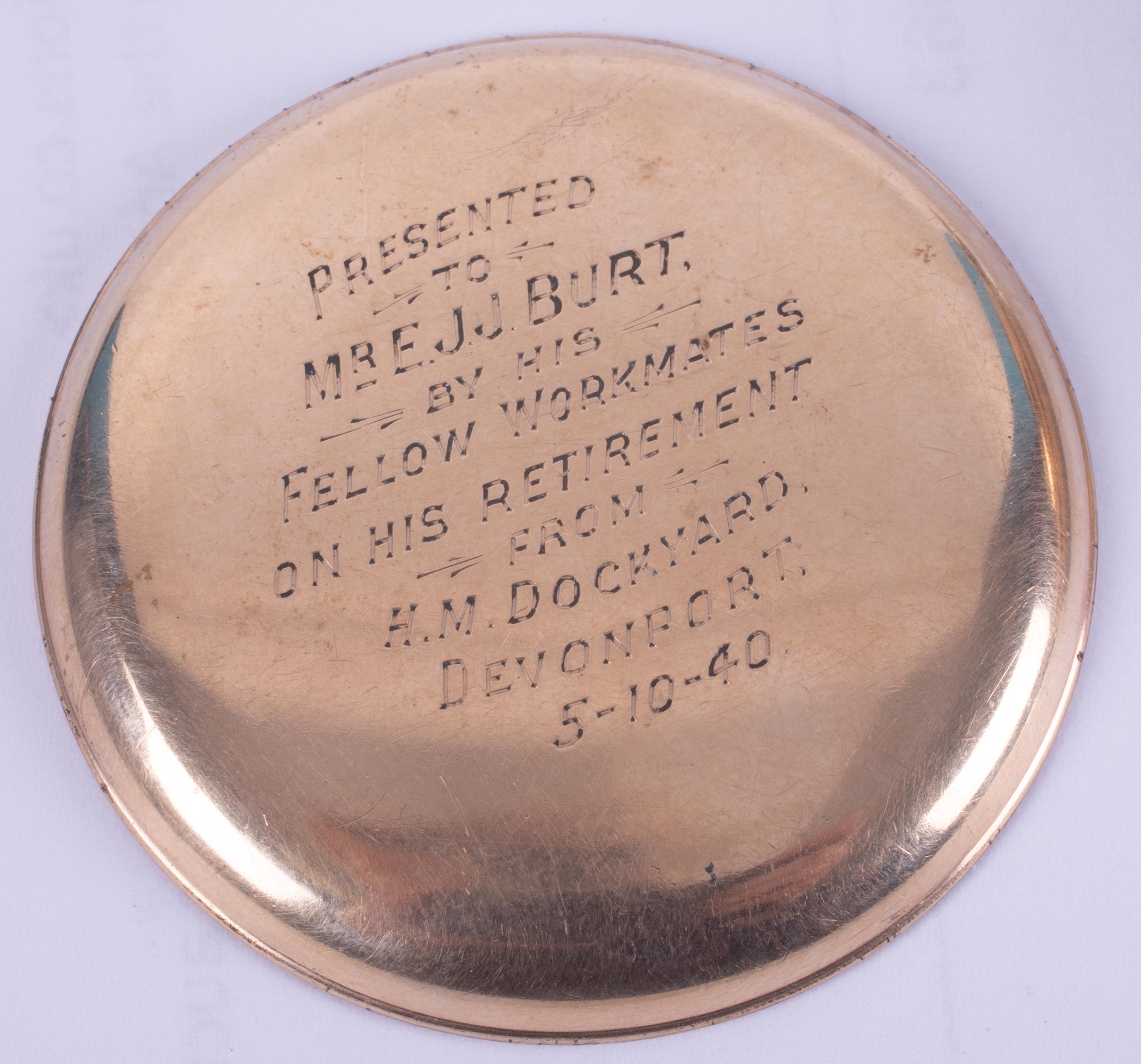 Dennison pocket watch, stamped inside on the backplate Star, Dennison trademark, - Image 4 of 6
