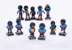 A team of Robertson Jam football figures, plastic, (11).