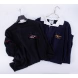 A Tomorrow Never Dies James Bond crew jumper & rugby shirt, each with prop store certificate and