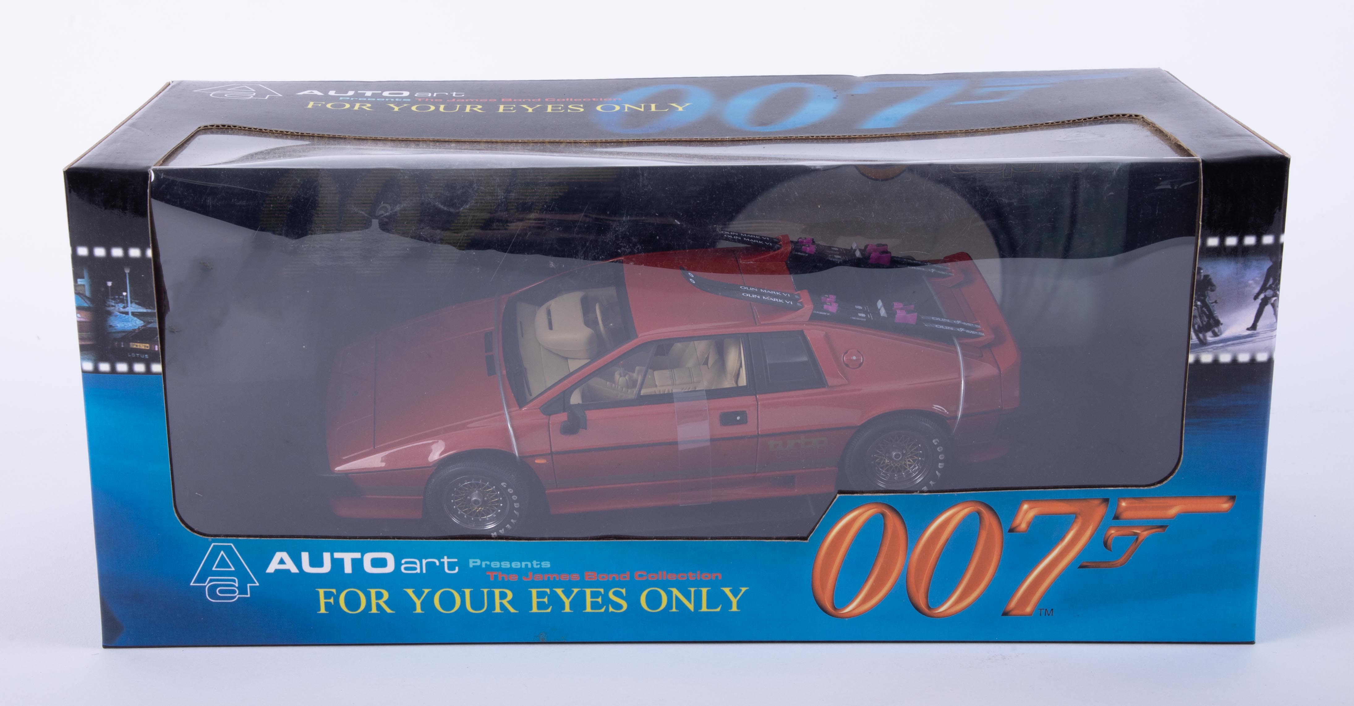 Auto Art, James Bond, For Your Eyes Only, scale model, circa 1999.