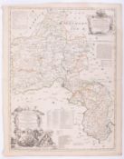 Thomas Kitchin, (Charles Spenser) map of Oxfordshire divided into Hundreds, 70cm x 52cm.