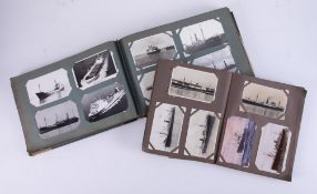 The Patricia Taylor collection of Passenger Liner Postcards, approximately 452 in two albums. Please