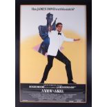 James Bond, 'A View To A Kill 1985' onesheet cinema poster, 104cm x 71cm, framed and