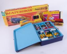 Matchbox, Superfast models, Matchbox series case and various diecast Matchbox models, also K1 Tipper