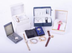 A selection of ladies watches to include two nurses watches, Accurist, Sekonda, Pulsar, Timex, a