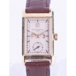 A gentleman's 18ct gold Patek Philippe Gondola wristwatch, movement 830062/611656, model number