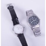 Seiko, two gent's wrist watches to include a Seiko, 7N32-0DP0 R2 movement Japan 282143 on a Seiko