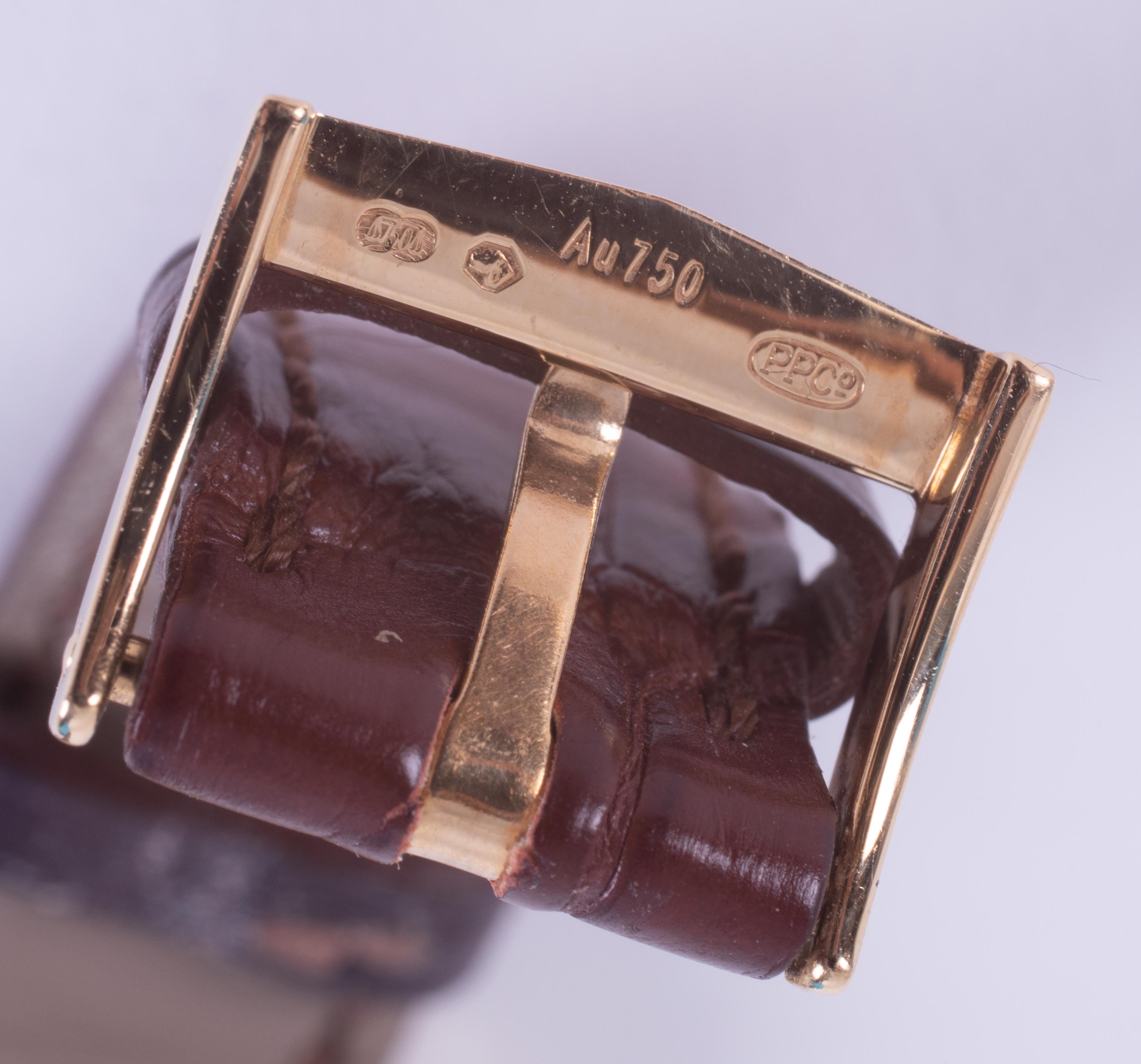 A gentleman's 18ct gold Patek Philippe Gondola wristwatch, movement 830062/611656, model number - Image 6 of 10