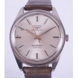 Longines, a gents automatic 'Admiral' stainless steel wristwatch, backplate number 16897458.
