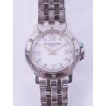 Raymond Weil, a ladies stainless steel Geneve quartz wristwatch with diamond and mother of pearl