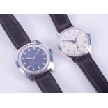 Two gents wristwatches including Smiths Astral and Everite 17 Jewel stainless steel, backplate
