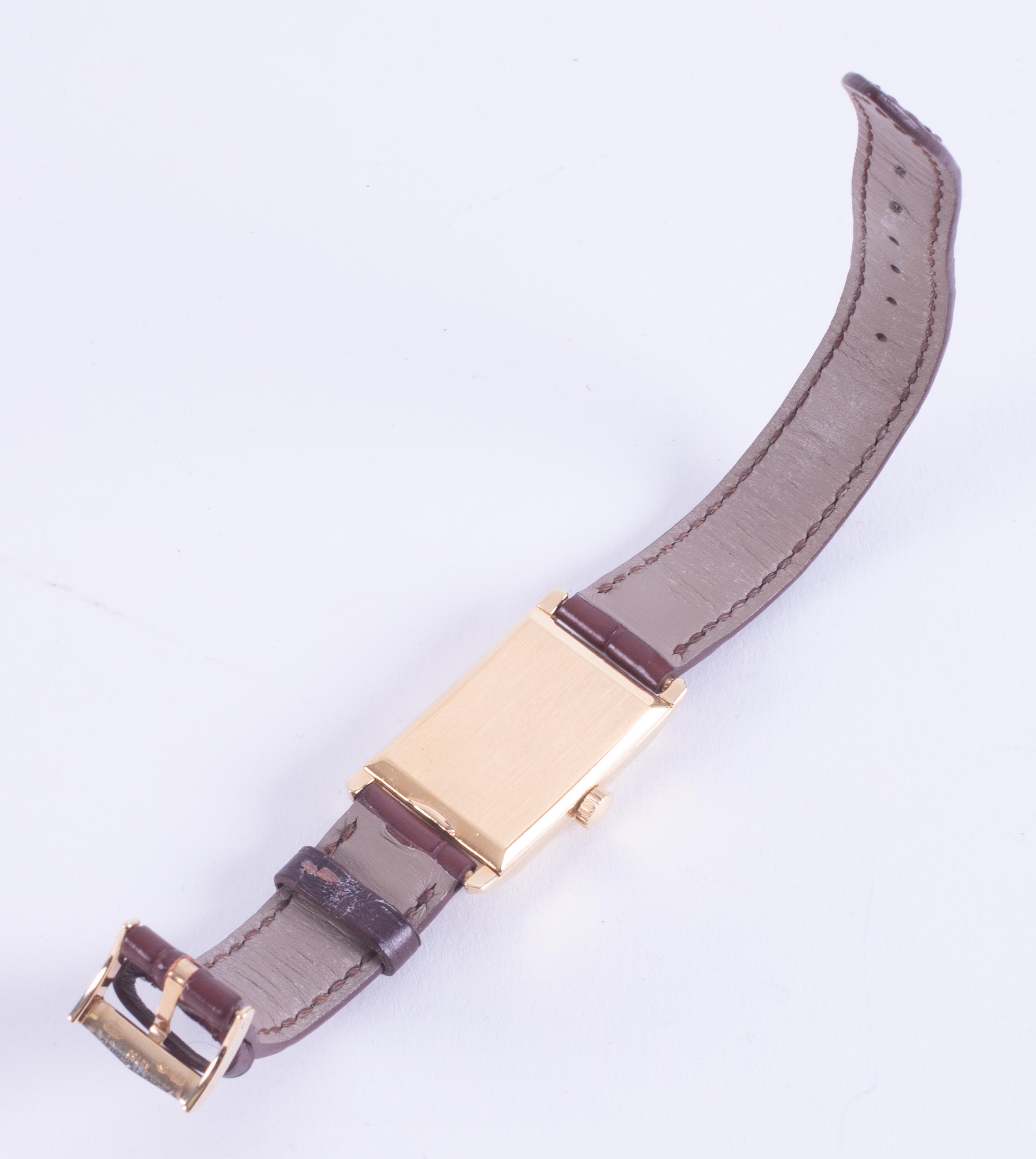 A gentleman's 18ct gold Patek Philippe Gondola wristwatch, movement 830062/611656, model number - Image 5 of 10