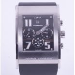 Jorg Hysek, a gent's automatic stainless steel Jorg Hysek wristwatch with rubber strap, K104-0360,