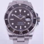Rolex, a gent's Rolex Oyster Perpetual Submariner stainless steel automatic wristwatch with date