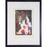 Beryl Cook (1926-2008) 'Fuchsia Fairies' signed limited edition print 574/650, overall size 81cm x