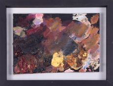 Robert Lenkiewicz (1941-2002) artist palette, restored, 30 x 20cm, with certificate of
