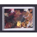 Robert Lenkiewicz (1941-2002) artist palette, restored, 30 x 20cm, with certificate of